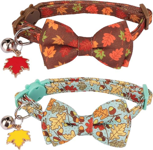 ADOGGYGO 2 Pack Fall Cat Collar by ADOGGYGO
