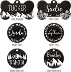 Ultra Joys Stainless Steel Pet ID Dog Name Tag Personalized Front and Back - Image 4