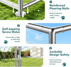 20'x10' Large Outdoor Dog Kennel Outside– Heavy-Duty Dog Enclosure - Image 3