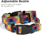 Reflective Dog Collar for Large Dogs, Cute Boho Adjustable Heavy-Duty Nylon - Image 6