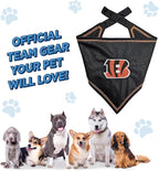 Pets First NFL Cincinnati Bengals TIE Bandana, Large/X-Large. Dog Bandana Scarf - Image 7