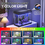 Fish Tank, 2.4 Gallon Fish Aquarium, Fish Tank Starter kit - Image 5