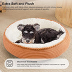 Love's cabin Round Donut Cat and Dog Cushion Bed, 25in Pet Bed - Image 7