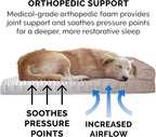 Furhaven Orthopedic Dog Bed for Large Dogs w/ Removable Bolsters & Washable - Image 5