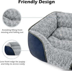 INVENHO Large Dog Bed Rectangle Washable Orthopedic Soft Calming Sleeping - Image 5