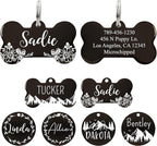 UltraJoys Stainless Steel Pet ID Tag Dog Name Tags Personalized Front and Back by UltraJoys