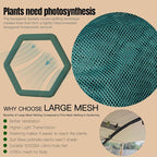 Poray Large Tunnel 73''x37''x61''Plant Netting Cover, 5FT Tall Crop Cage Tomato - Image 6