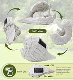 Pet Cat Solar Garden Memorial Statue – Outdoor Resin Angel Kitty - Image 4