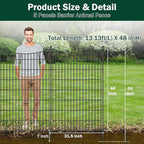 5 Panels Decorative Garden Fence - Image 2