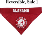 Pets First Collegiate Pet Accessories, Reversible Bandana, Alabama Crimson Tide - Image 3