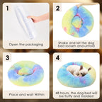 Dogs Bed for Small Dogs, Anti-Anxiety Washable Round Bed - Image 6