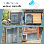 Uross Dog Door Replacement Flaps -5.9 FT x 11.8 in Ruff Weather DIY Cat Doggie - Image 4