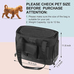 Cat Carrier, Dog Carrier, Pet Carrier, Foldable Waterproof Premium PU Leather - Image 5