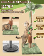 ANWA 35" Tall Cat Scratching Post - Image 3