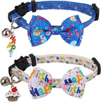 ADOGGYGO Birthday Cat Collars by ADOGGYGO
