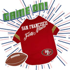 NFL San Francisco 49ers Dog & Cat T-Shirt, Medium. Football PET TEE - Image 4
