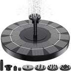2.5W Solar Bird Bath Fountain Pump, Solar Fountains, Solar Powered Water by Unknown