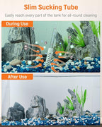Pawfly 10 Gallon Aquarium Vacuum Gravel Cleaner, Manual Water Changer Siphon - Image 6