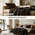 gogobunny Waterproof Bed Blanket, Reversible Sherpa Fleece Throw Blanket - Image 8