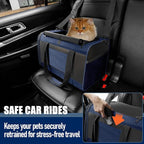 Dog Carrier Soft/Cat Crates Large Cat 20 to 25 pounds/Softsided Pet Car Travel - Image 4