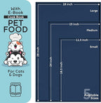 Dog Food Mat - 28x18” Large Silicone Stove Top Protector, Silicone Pet Feeding - Image 2