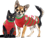 Dog Christmas Sweater Cute Snowman Puppy Cat Costume Boy Girls Xmas Holiday Pet - Image 8
