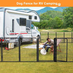 Dog Fence Outdoor Pens Outside, Portable Dog Play Pen 40" H 24 Panels Pet - Image 5
