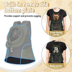 WOYYHO Pet Dog Carrier Backpack Small Dog Front Backpack Ventilated Mesh Dog - Image 5