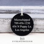 Ultra Joys Stainless Steel Pet ID Tag Dog Name Tags Personalized Front and Back - Image 3
