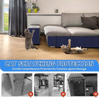 Climbing Cat Scratcher Mat Trimmable Cat Scratching Post Carpet 157.4’’x15.8’’ - Image 5