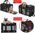 Soft Sided Cat/Dog Carrier, Collapsible Pets Travel Carriers - Image 6