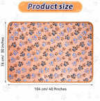 Tatuo 4 Pcs Dog Blanket for Pet Cat Blankets Indoor Puppy Teething Stuff Toys - Image 3