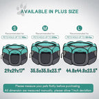 Pet Cat Playpen for Indoor Cats Enclosed, Puppy Dog Play Pen for Outdoor Travel - Image 5