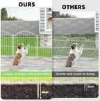Decorative Garden Fence 24in x20ft, 10 Pack No Dig Fence Animal Barrier - Image 3