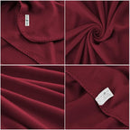 Fleece Throw Blanket Set Bulk for Travel Kids Outdoor Wedding Pet - Image 3