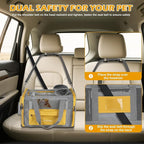 Pawinner Cat Carriers, 17.7"x13"x13" Collapsible Pets Travel Carriers Dog - Image 8