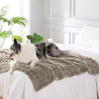 Modern Threads Water-Resistant Faux Rabbit Fur Pet Blanket - Image 2