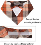 ADOGGYGO Fall Dog Tuxedo Bandana, Adjustable Halloween Thanksgiving Costume - Image 4
