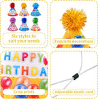 6pcs/Pack Dog Birthday Hats Party Hats - Image 3