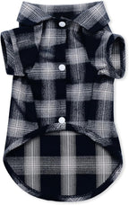 Koneseve Dog Shirt Pet Plaid Clothes T-Shirts Sweater Bottoming Shirt by Koneseve