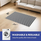 Cooyes Large Dog Food Mat 16"×24", Ultra-Absorbent Dog Bowl Mat - Image 7