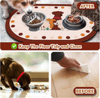 Dog Food Mat 20''x12'', Small Pet Feeding Mat, Non-Slip Rubber Pet Food Mat - Image 5