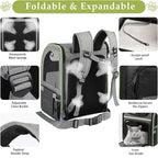 Cat Carrier Backpack, Large Cat Backpack Carrier Soft, Expandable Airline - Image 6