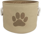 Bone Dry Pet Storage Collection Collapsible Bin, Small Round by BoneDry