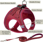 Dog Harness with Leash Set, No Pull Adjustable Reflective Step-in Puppy Pet - Image 2