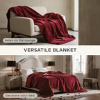 gogobunny Waterproof Bed Blanket, Reversible Sherpa Fleece Throw Blanket - Image 8