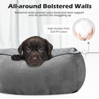 INVENHO X-Large Dog Bed Rectangle Washable Orthopedic Soft Calming Sleeping - Image 2