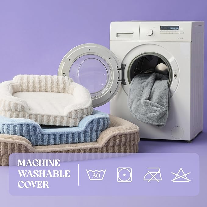 LE SURE Cute Dog Bed Medium Size Dog, Orthopedic Waterproof Medium Pet Beds - Image 8