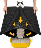 Cat Litter Mat, Upgrade Super Waterproof Back Layer Litter Box Mat, Non Slip by Conlun