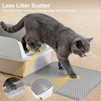 TENTIZON 2 Pack Large Stainless Steel Cat Litter Boxes, Open Top Metal Kitty - Image 3
